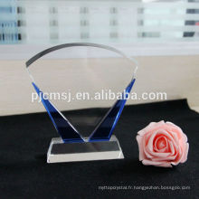 plaque de cristal, bloc de verre blanc, cadre photo, impression 3d cadeaux souvenirs de mariage